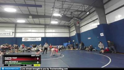 112 lbs Semifinal - Ian Michaels, All In Wrestling Academy vs Austin Yost, Homedale