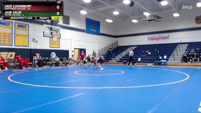 157 lbs Round 3 (6 Team) - Jase Salin, Triton College vs Jack Lounsbury, Northwest College