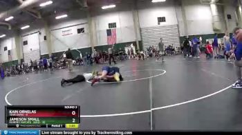 90 lbs Round 3 (6 Team) - Jameson Small, Kearney Matcats - Gold vs Kain Ornelas, Team Zapas