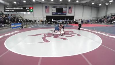165 lbs Round 3 (3 Team) - Francesco Sigismondi, Miller Place High Sch vs Aiden Black, Tioga Sr HS