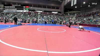 106 lbs Semifinal - Cline Schumann, Team Conquer Wrestling vs Elijah Morris, Panther Youth Wrestling-CPR