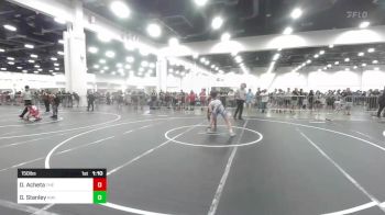 150 lbs Round Of 32 - Dj Acheta, The Snake Pit vs Gunnar Stanley, Nikiski Freestyle WC