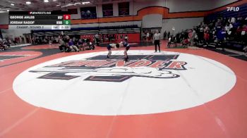 133 lbs Champ. Round 2 - George Ahles, Wisconsin-Stevens Point vs Jordan Rasof, Wisconsin-Whitewater