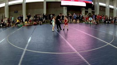 56 lbs Cons. Round 2 - Camden Balliett, Utah vs Hayze Hatch, Utah