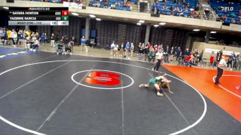 110 lbs Cons. Round 3 - Satara Horton, Unattached vs Yazmine Garcia, Unattached