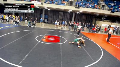 110 lbs Cons. Round 3 - Satara Horton, Unattached vs Yazmine Garcia, Unattached