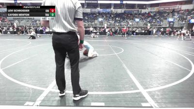 163 lbs Quarterfinal - Levi Schroeder, Cbg vs Cayden Newton, Trailhands