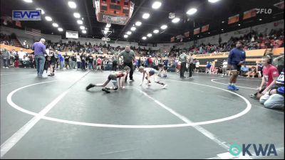 64 lbs Rr Rnd 1 - Cayden Petersen, Lions Wrestling Academy vs Cooper Edge, Piedmont