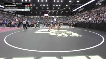 120 lbs Champ. Round 1 - Payton Charles, Basehor-Linwood HS vs Madisyn Riley, Salina-South Hs
