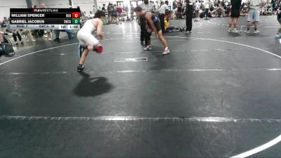 165 lbs Round 2 (4 Team) - Gabriel Jacobus, Storm Wrestling Center A vs William Spencer, Reverence United Blue