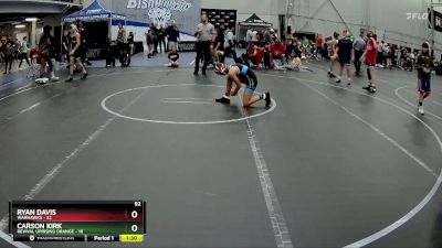 92 lbs Round 1 (4 Team) - Carson Kirk, Revival Uprising Orange vs Ryan Davis, Warhawks