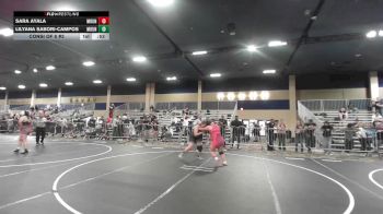 191 lbs Consi Of 8 #2 - Sara Ayala, Mountain View HS vs Lilyana Sabori-Campos, Mountain Lion WC