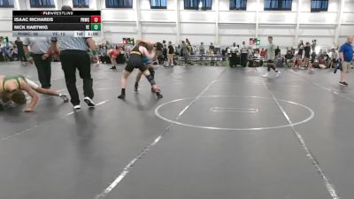126 lbs Finals (2 Team) - Nick Hartwig, Youngstown Elite vs Isaac Richards, Phoenix WC