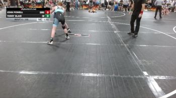 105 lbs Quarterfinal - John Powell, Southern Wolves Wrestling Club vs Terry Blair, Compound Wrestling