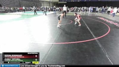 78 lbs Quarterfinal - Sophia Rodriguez, Victory Wrestling-Central WA vs Everly Mitchell, Punisher Wrestling Company