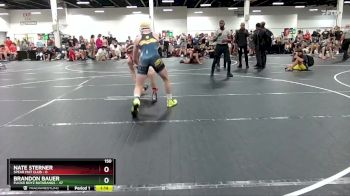 150 lbs Round 1 (6 Team) - Brandon Bauer, Flickr Boyz Batarangs vs Nate Sterner, Spear Mat Club