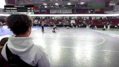 165 lbs Cons. Round 3 - Evan Anders, Timberline vs Josh Glance, Capital