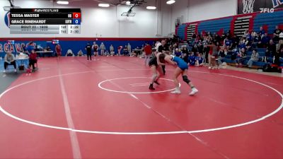 160B 1st Place Match - Grace Rinehardt, Luther vs Tessa Master, Ursinus