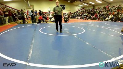 40 lbs Consi Of 16 #2 - Kase Zappone, Barnsdall Youth Wrestling vs August Phang, Sperry Wrestling Club
