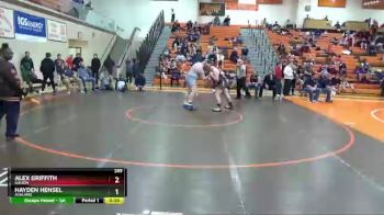 285 lbs Cons. Round 5 - Alex Griffith, Galion vs Hayden Hensel, Ashland