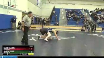 184 lbs Quarterfinal - Luke Hansen, Moorpark vs Justin Tripp, West Hills