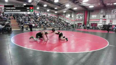 157 lbs Cons. Round 2 - Aurelio Martinez, Pacifica/Oxnard vs Juian Lopez, Ventura