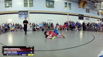 138 lbs Cons. Round 3 - Owen Porterfield, Contenders Wrestling Academy vs Brayden Swain, Delta Wrestling Club Inc.