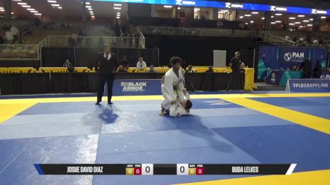 Buda Lelkes vs Josue David Diaz 2025 Pan Jiu Jitsu IBJJF Championship