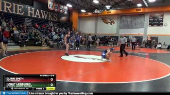 G-8 lbs Round 4 - Quinn Smith, Columbus/WMU vs Hailey Lindecker, Epworth, Western Dubuque