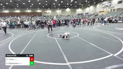 46 lbs Consi Of 8 #2 - Dallas Turley, Salem Elite Mat Club vs Slade Stephenson, Small Town Grims