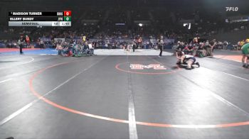 4A/3A/2A/1A Girls 155 Semifinal - Madison Turner, Banks Girls vs Ellery Bundy, Jefferson Girls