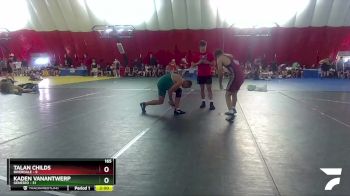 165 lbs Round 3 (4 Team) - Kaden VanAntwerp, Geneseo vs Talan Childs, Riverdale