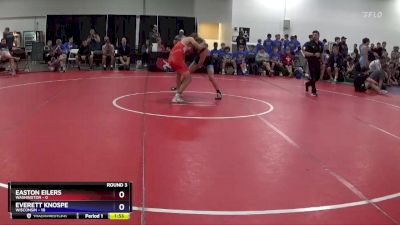 130 lbs Round 3 (8 Team) - Easton Eilers, Washington vs Everett Knospe, Wisconsin