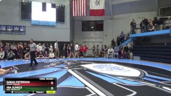 135 lbs Cons. Round 1 - Sarah Peterson, Mount Vernon vs Mia Sunkle, BGM, Brooklyn