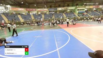 150 lbs Consi Of 8 #1 - Treye Dashner, Pine Creek vs Alexander McGowan, Mile High WC