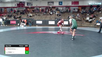 149 lbs Quarterfinal - Josiah Rider, Adams State vs Jason Hanenberg, Western Colorado