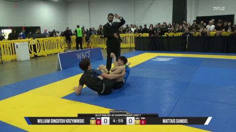 Mattais Samuel vs William Singdtoh Krzyminski 2026 Pan IBJJF Jiu-Jitsu No-Gi Championship