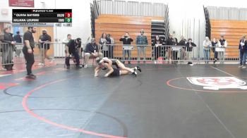 120 lbs Quarterfinal - Olivia Sayers, Greater Lowell vs Juliana Leurini, Framingham