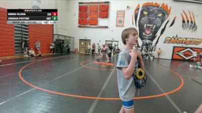 171-181 lbs Cons. Semi - Jordan Potter, Greybull MS vs Emma Kloes, Cody Middle School