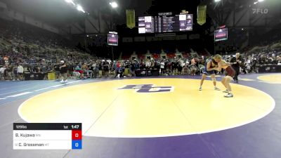 126 lbs Rnd Of 128 - Bennett Kujawa, MN vs Christopher Grossman, MT