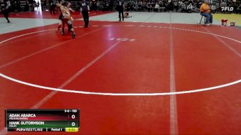 155 lbs Semifinal - Hank Gutormson, Foley vs Adan Abarca, Pelican Rapids
