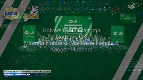 University of Oklahoma [2026 Division IA Spirit Program - Game Day Semis] 2026 UCA & UDA College Cheerleading and Dance Team National Championship