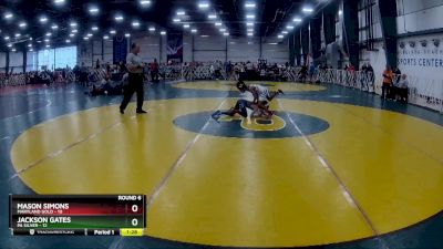 64 lbs Rd# 9- 2:15pm Saturday Final Pool - Mason Simons, Maryland GOLD vs Jackson Gates, PA Silver