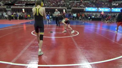 95 lbs Champ. Round 2 - Jax Miles, Team Champs vs Brayden Nelson, Conrad Wrestling Club