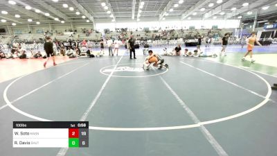 100 lbs 3rd Place - William Soto, Mat Assassins vs Ross Davis, Team Shutt Bowman