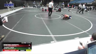 61-64 lbs Cons. Round 1 - Joseph Lingg, Wichita Wrestling Club vs Montana Marshall, RSA Red Storm Wrestling