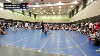 53 lbs Rr Rnd 3 - Stephen Strickland, Backyard Brawlers Wrestling Club vs Christian George Marinov, Level Up Wrestling Center