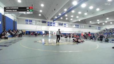 235 lbs Quarterfinal - Luna Katherine, Downey vs Tatiana Velez, Foothill/Santa Ana