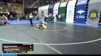 152 lbs Champ. Round 1 - Carson Safranski, North Callaway vs Drystin Dotson, Lathrop