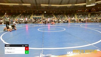 108 lbs Round Of 32 - BREIDYN RALLS, ACES WRESTLING ACADEMY vs Izayah Chavez, Best Trained